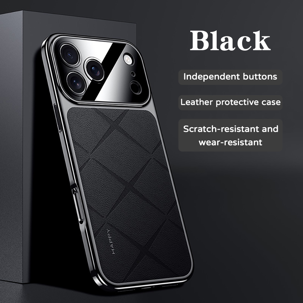 Camera Leather Case - Рамка с кожаным покрытием для iPhone