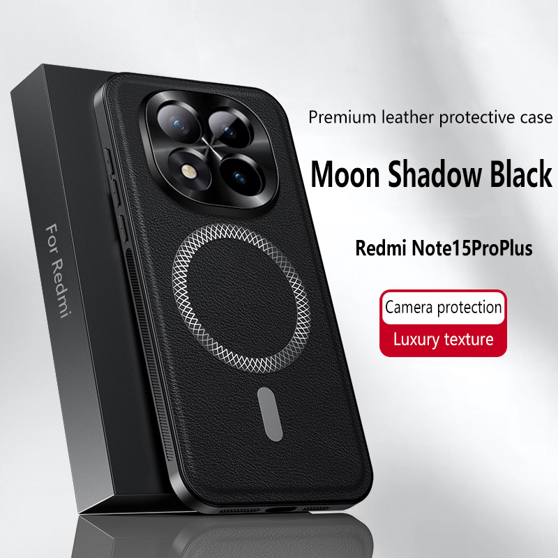 Camera Leather Case - Магнитный чехол для Redmi Note 12