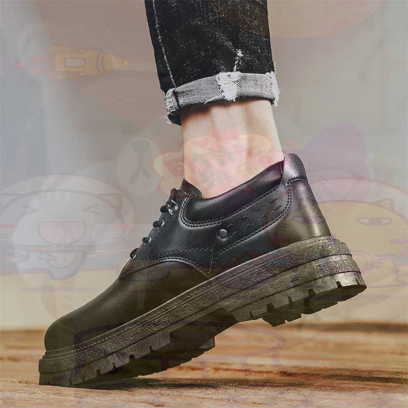 Vintage Collectibles Store - Темные модные кроссовки из натуральной кожи,