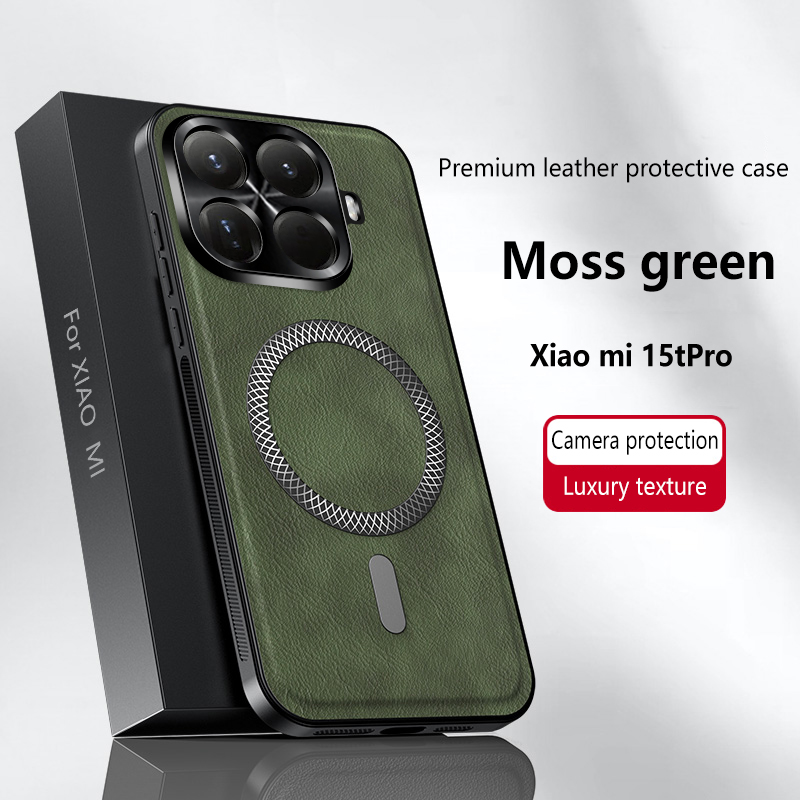 Camera Leather Case - Магнитный чехол для Mi 17T 15T