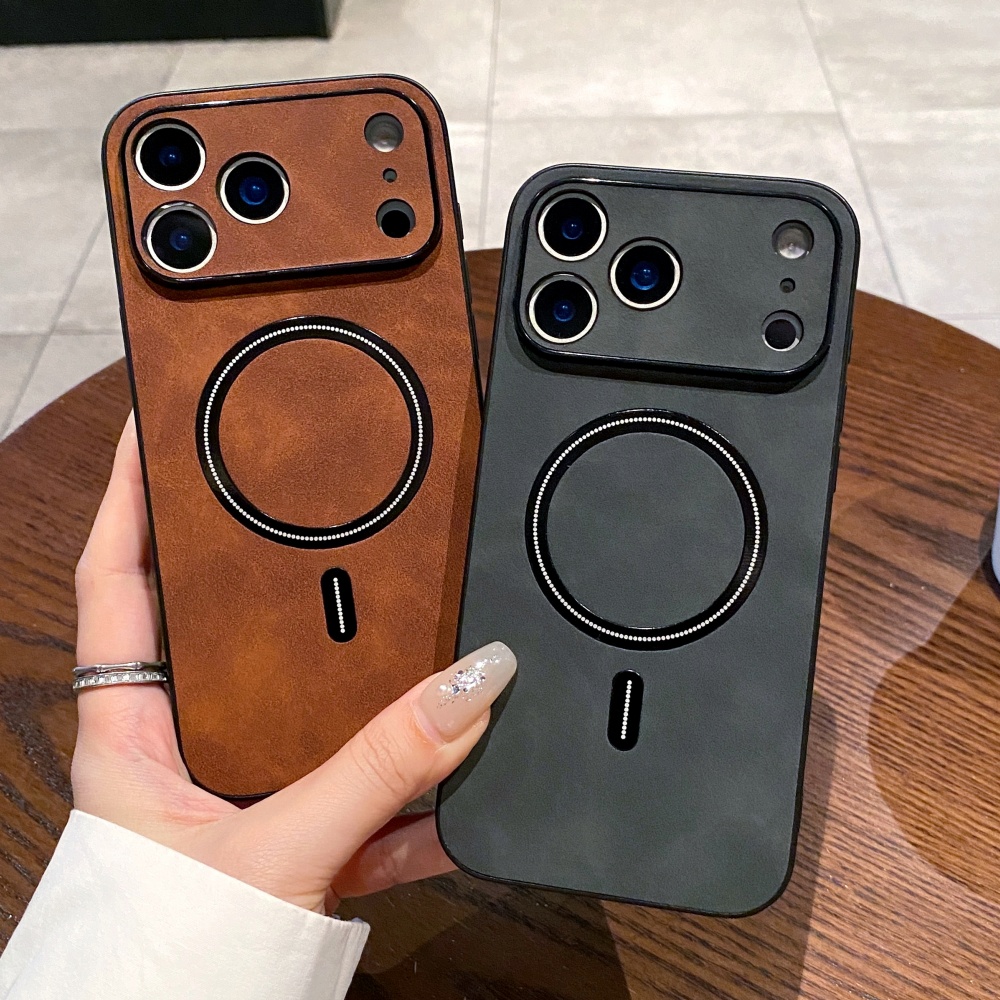 Матовый кожаный магнитный чехо – обзор и цена Camera Leather Case