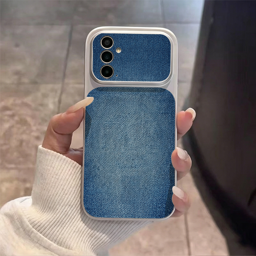 Ретро-чехол из синего денима и – обзор и цена Camera Leather Case